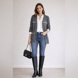 Madison Charcoal Knit Sweater